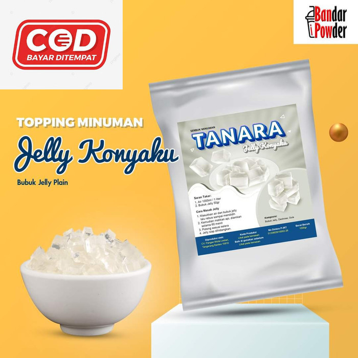 

[Ready] Bubuk Jelly Konyaku 1kg - Supplier Powder Minuman dan tapioka Bubble