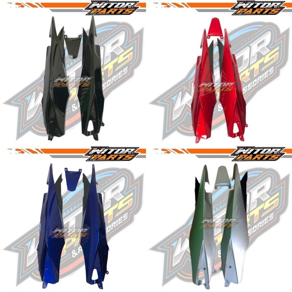 Cover Body Yamaha Jupiter Mx Lama Warna Hitam Merah Biru Silver / Body Belakang Jupiter Mx Lama Old 
