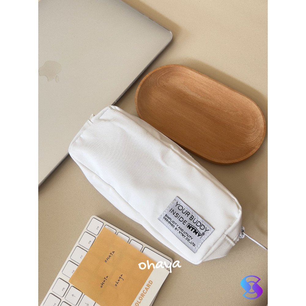 

Tempat Pensil Putih/ kotak pensil/ kosmetik tempat /Tas Makeup-Suning Mall