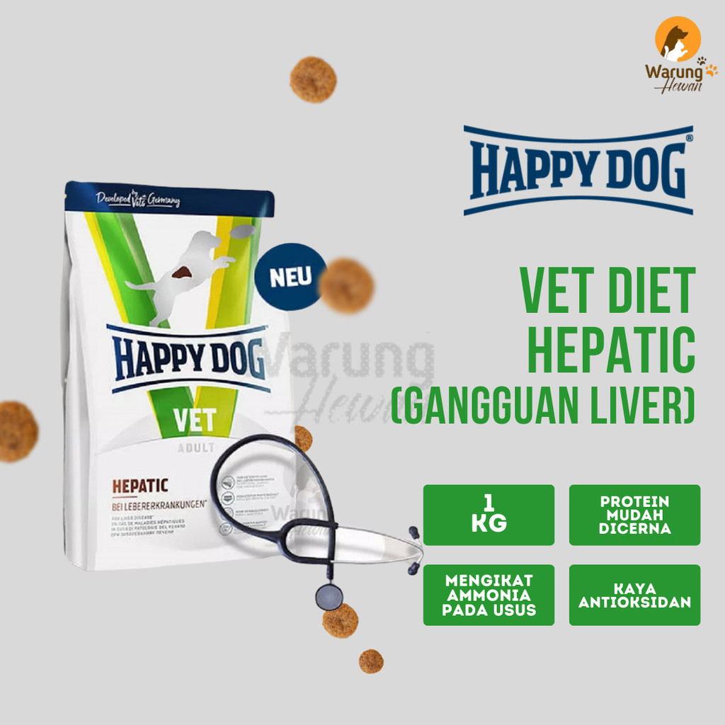KL Happy Dog Vet Diet Hepatic 1 Kg