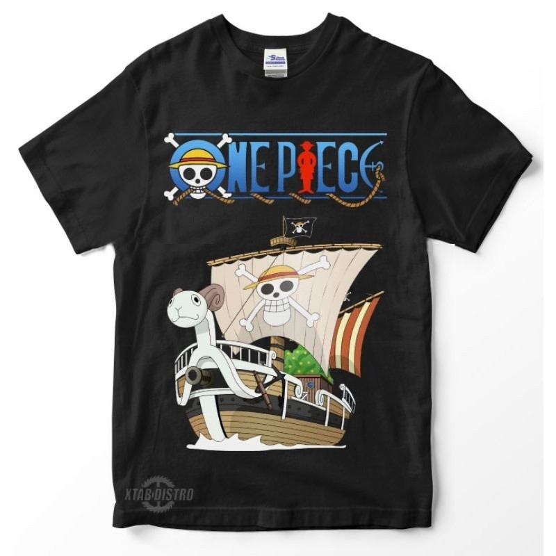 kaos ONE PIECE Kapal bajak laut Going merry Premium tshirt kaos anime