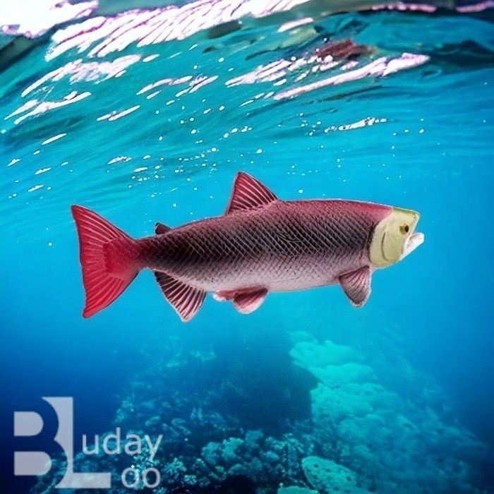 Figure Mainan Miniatur Siklus Hidup Ikan Salmon Induk Life Cycle Siklus Daur Hidup Ikan Salmon