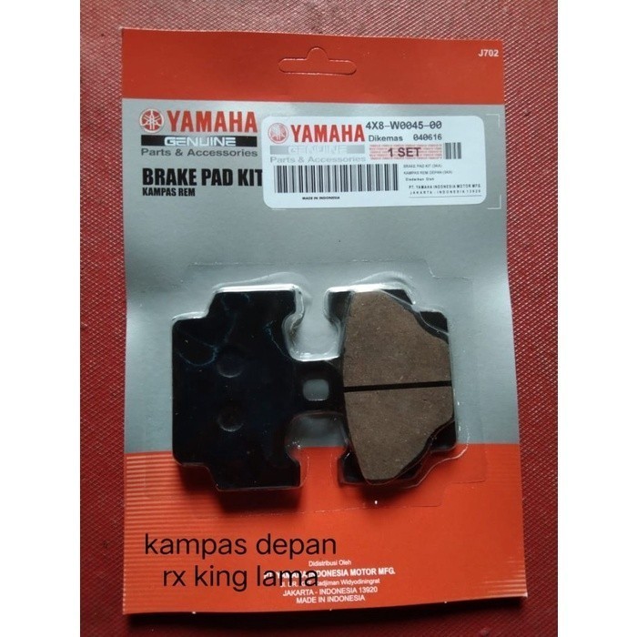 Kampas Rem Depan (Discpad) Yamaha RX King Old - Kode 4X8 (Grade A)