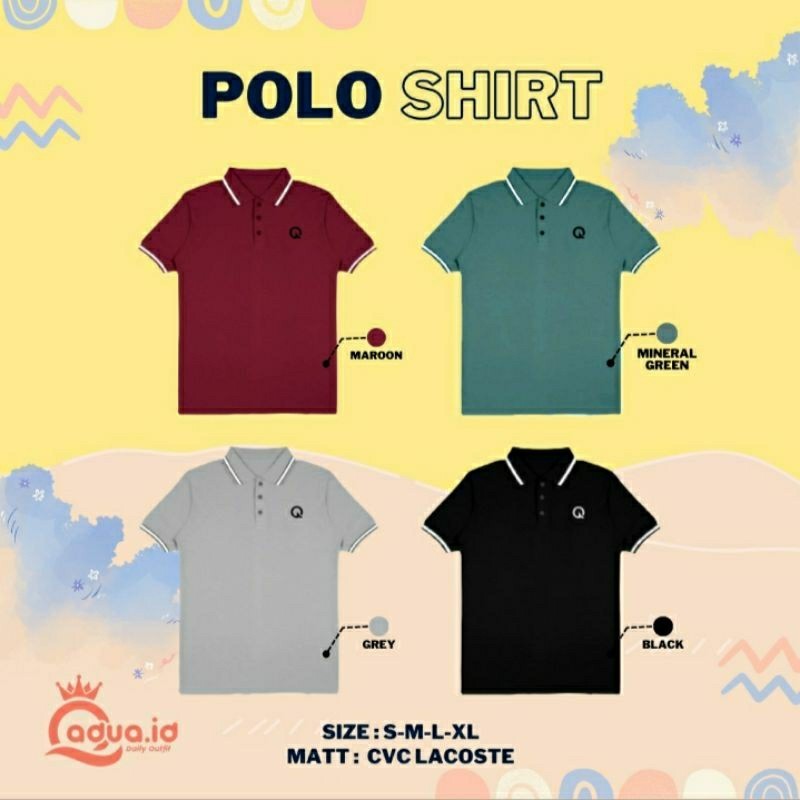 KAOS POLO SHIRT LACOSTE BY QADUA