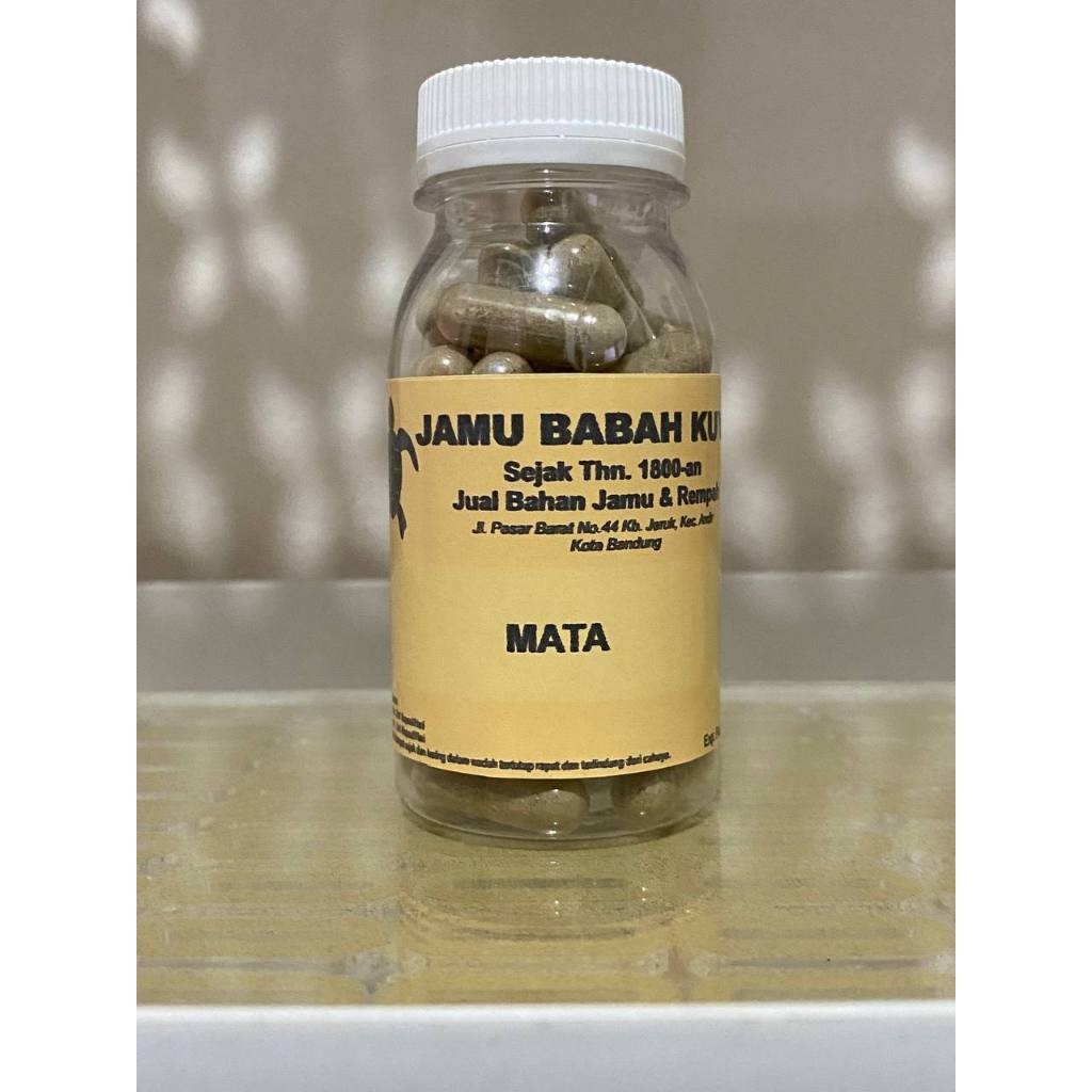 

Hemat Beli 2 Botol Jamu Babah Kuya - Mata (50 Kapsul) Herbal