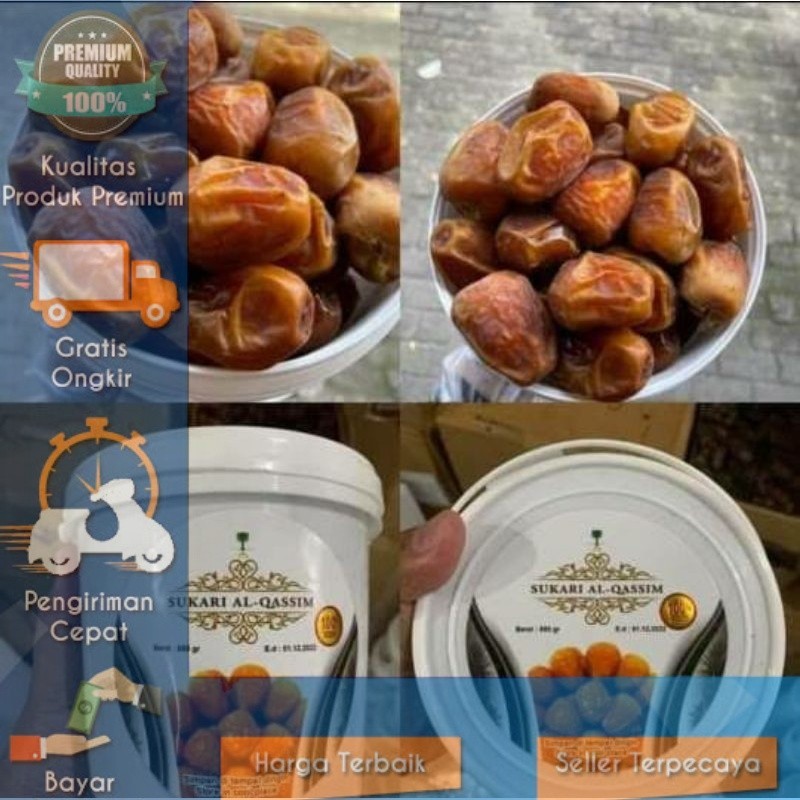 

Kurma Sukari Ember 850 Gr Premium Dates - Ajwa Madina Ember Premium 850gr Original Kurma Sukari Ember Murni Sukari Timbah Kurma Tunisia Ember 850 gram Kurma Barari Ember 850 gr Kurma Tunisia Madu 850 gram