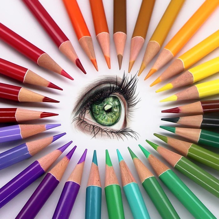 

✨LARIS✨ -Pensil Warna Brutfuner Painting Oil Pencil Artist Color Pencils Set 48 - 48 Water Pencil