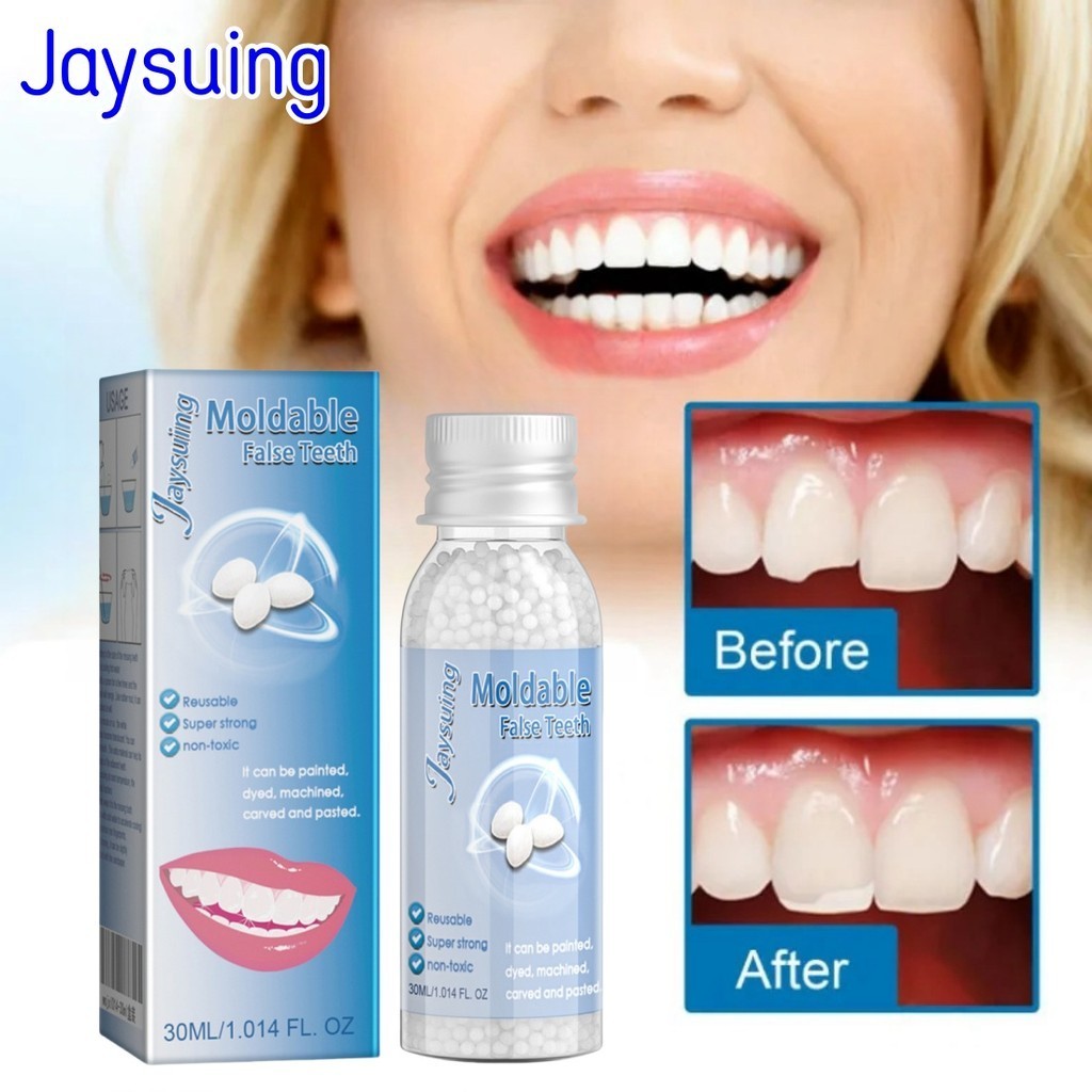 Jaysuing Resin Temporary Tooth 30ML PROMO PENAMBAL GIGI OMPONG TEMPTOOTH ORIGINAL