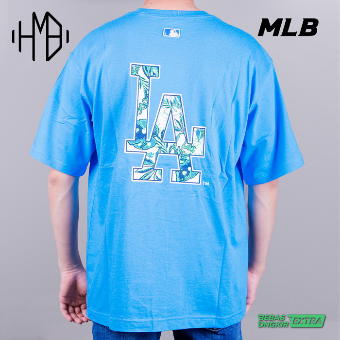 MLB Korea LA Dodgers Summer Night Tee Blue