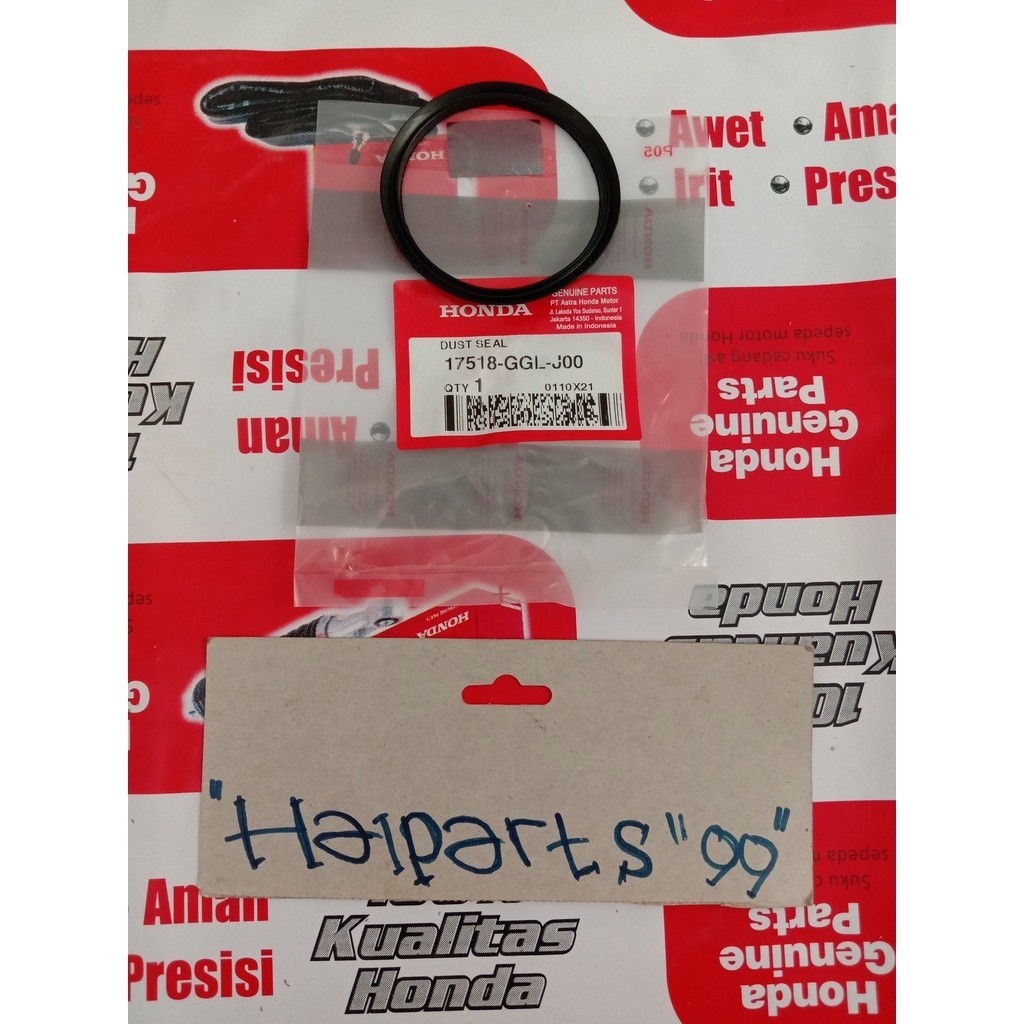 O-RING FEUL PUMP KARET FEUL PUMP DUST SEAL ALL MATIC HONDA ORIGINAL HONDA 17518GGLJ00