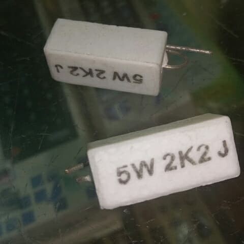 DC99 Resistor 5W 5 Watt 2k2 2.2k Ohm