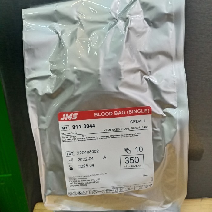 kantong darah BLOOD BAG JMS