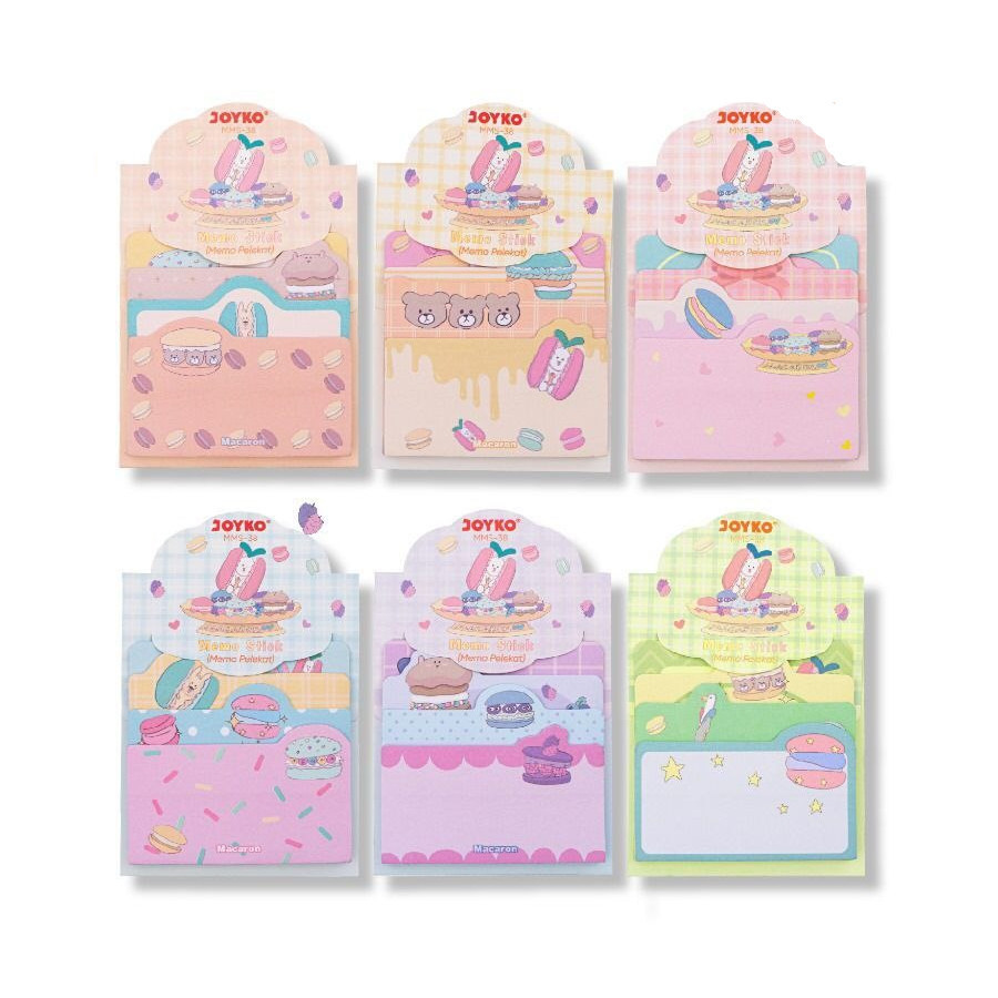 

Memo Stick / Sticky Notes Kertas Tempel Motif - Joyko MMS-38 MURAH
