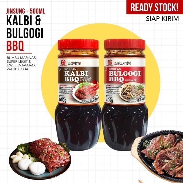 

MZ Korean Kalbi BBQ -Saus Bumbu Marinasi Daging Sapi Korea - BULGOGI
