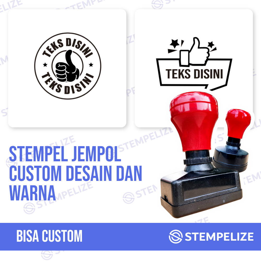 

Stempel Jempol Custom Desain Dan Warna