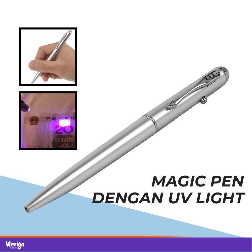 

Pena Tinta Invisible Magic Pen dengan UV Light - HY-0812