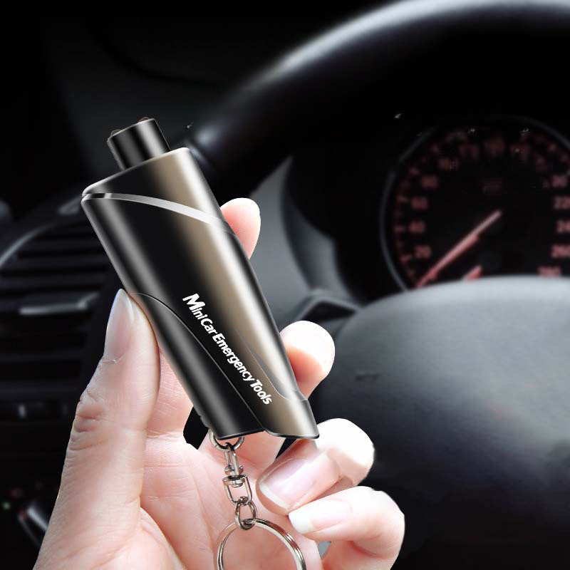 New Car Mini Safety Hammer Window Breaking Sharp Tool Emergency Escape and Lifesaving Hammer Press S