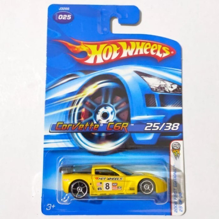 Hotwheels Corvette C6R kuning 2007 First Editions