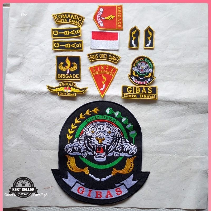 LOGO GIBAS BORDIR 1 SET