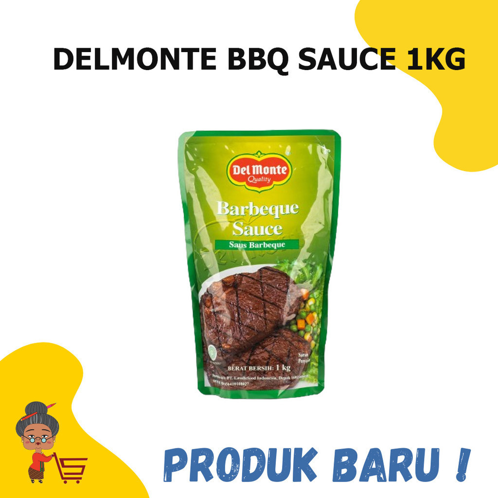 DELMONTE BBQ SAUCE 1kg / DELMONTE SAUS BBQ / DELMONTE BBQ