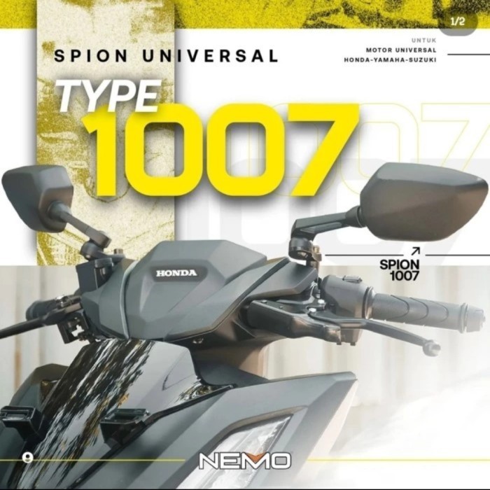 ORIGINAL!! spion ducati nemo gma universal spion stang - spion nemo 1007