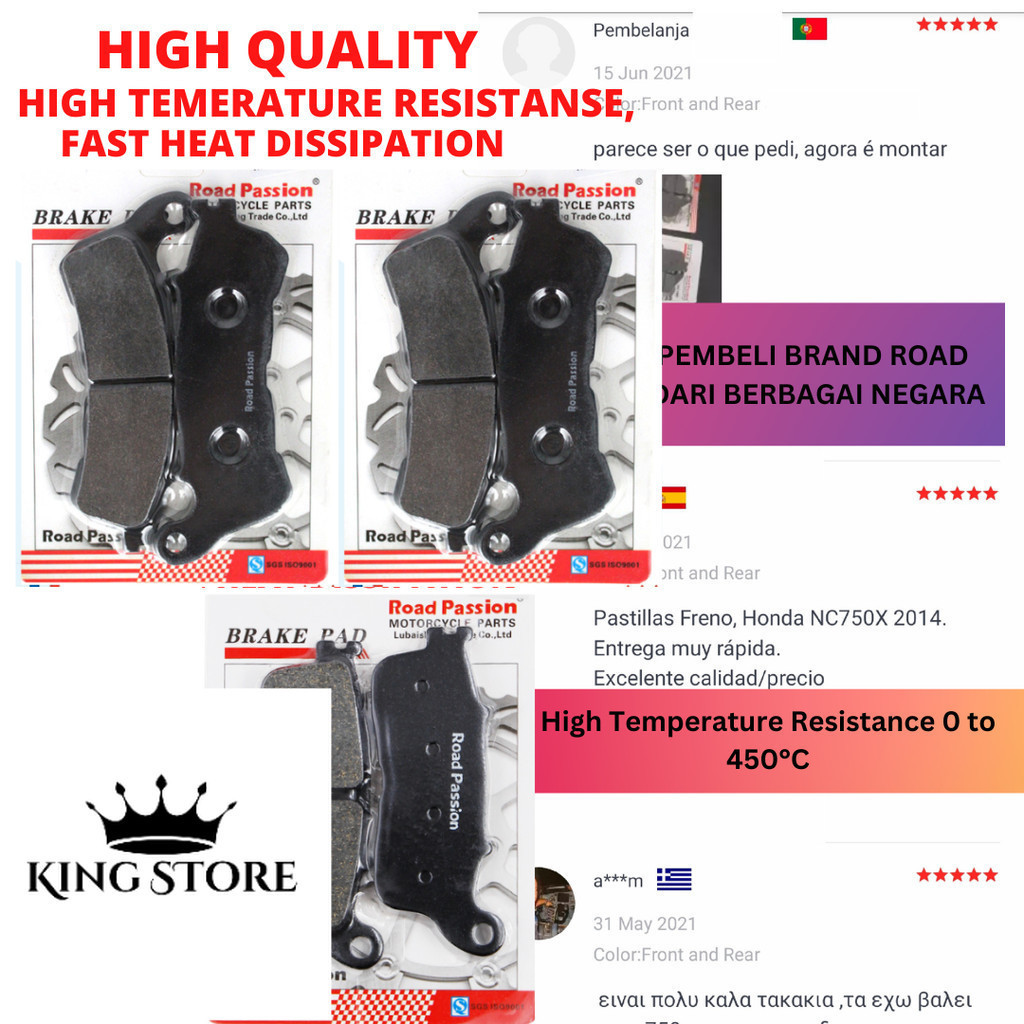 Kampas rem Honda CrossTourer 1200 VFR1200XD VFR1200XC VFR1200 X XC XD Crosstourer 2012-2020