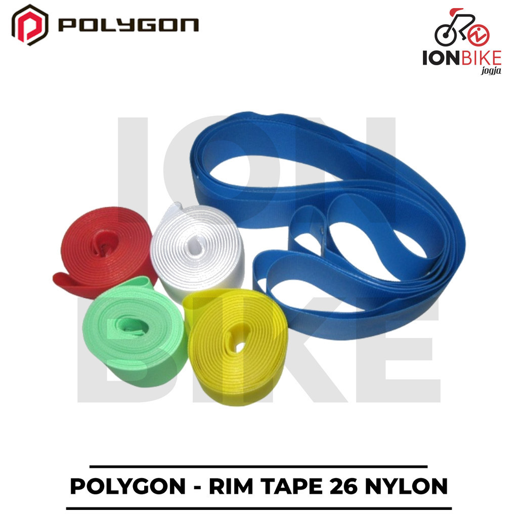 Rimtape 20 Inch Polygon 406 Nylon 20mm Rim Tape Pelapis Velg Rims Sepeda PCS Lapisan Murah 20 x 1.50