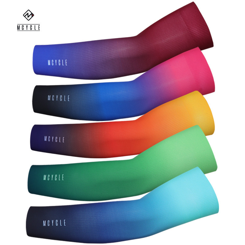 Mcycle Custom High Elasticity Seamless Bicycle Arm Sleeves Pro Team Cycling Arm Sleeve Hiking Runnin