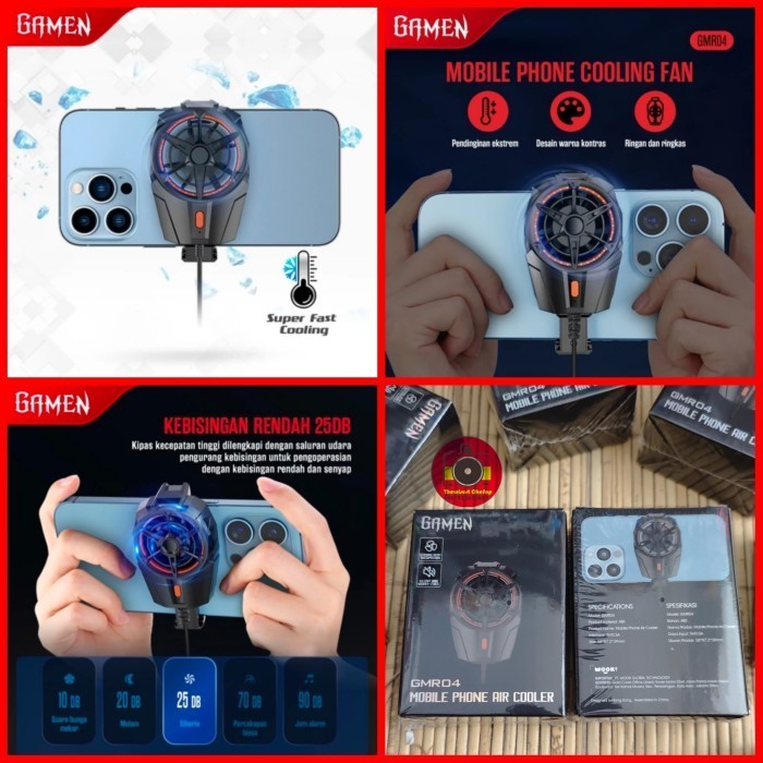 TERJAMIN Gamen GMR04 Kipas HP Gaming cooler Fan pendingin Cooling