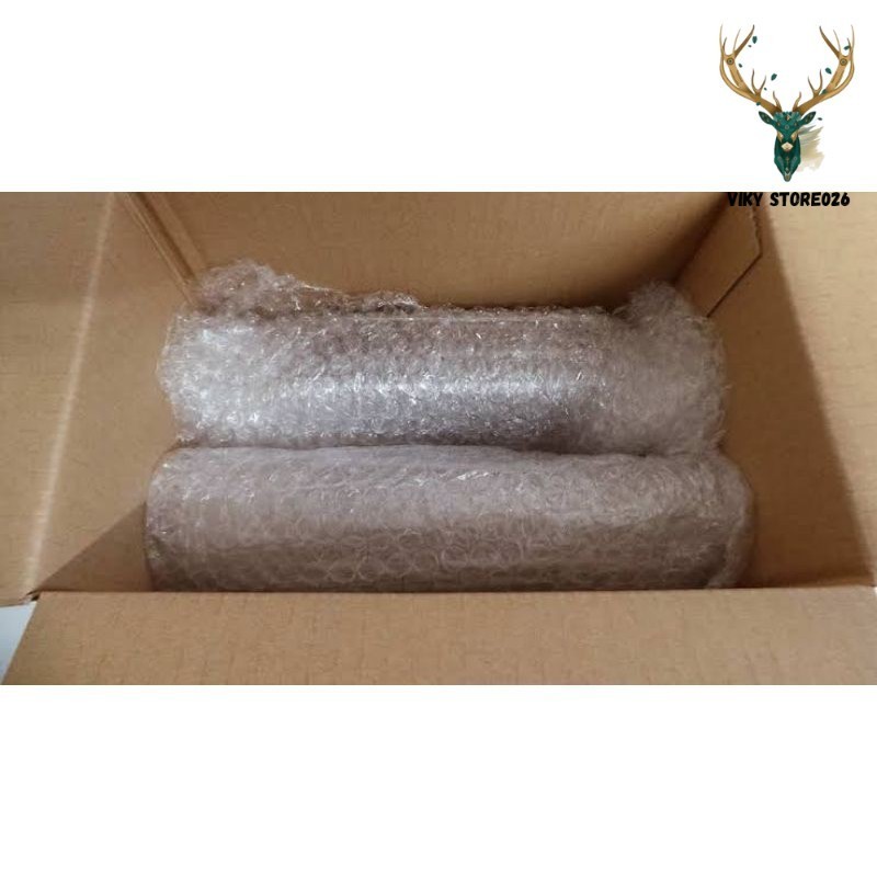 

tambahan paking bubble wrap biar aman