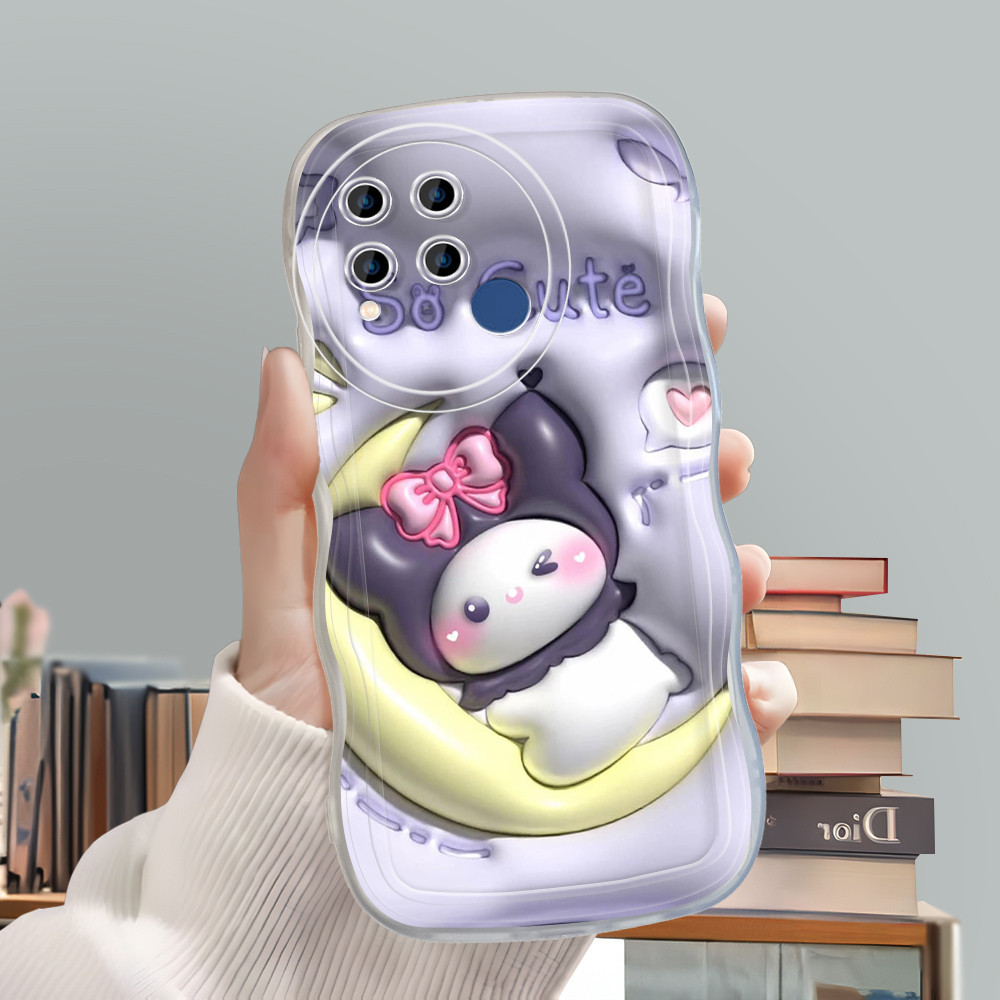 Realme C15 Untuk Hp Casing Soft Cassing Softcase Kesing Phone Case Cesing Ksasing Kondom Cover Moon 