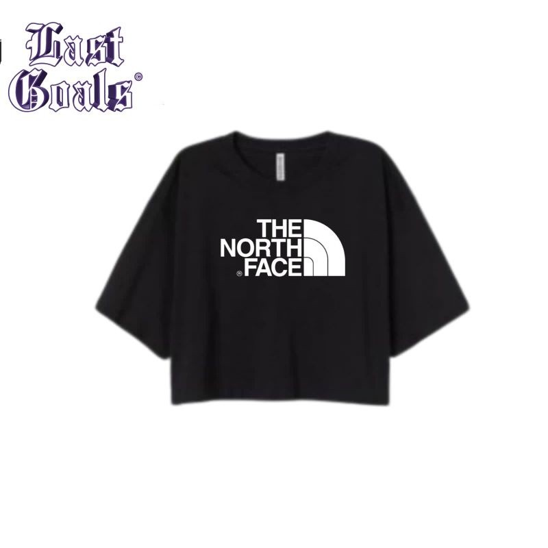 crop top THE NORTH FACE / crop tee distro / crop top korea / Kaos crop top / kaos wanita oversize / 