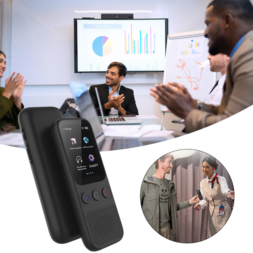 Instant Offline Language Translator Device with Online Offline Translation Instant Voice Translator 