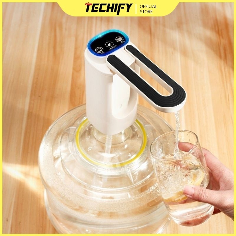 【TEC】Pompa Galon 3 Tombol/Pompa Air Minum Dispenser Elektrik USB Charger Pompa Galon Electric Dispen