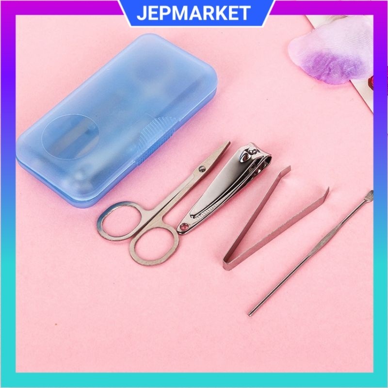 Potong kuku set Gunting Kuku Set isi 4 / Manicure Pedicure isi 4 JEP market makassar