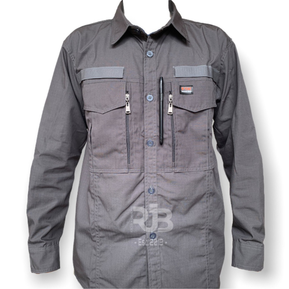 Putih Kemeja Tactical W-TAC Lengan Panjang