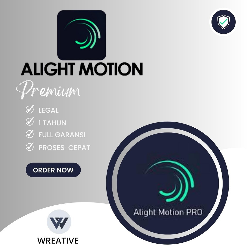 Alight Motion Premium Pro 1 Tahun Begaransi (Open 24 Jam)