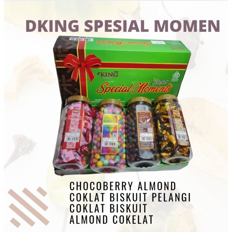 

Cokelat DKING Spesial Momen isi 4 toples