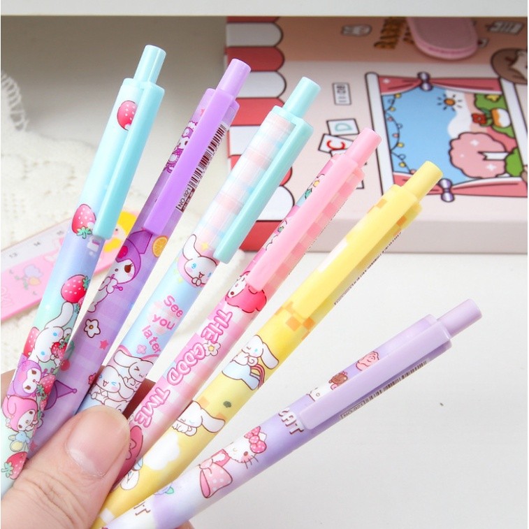 

Pulpen pena gel rubber sanrio cetek lucu capy