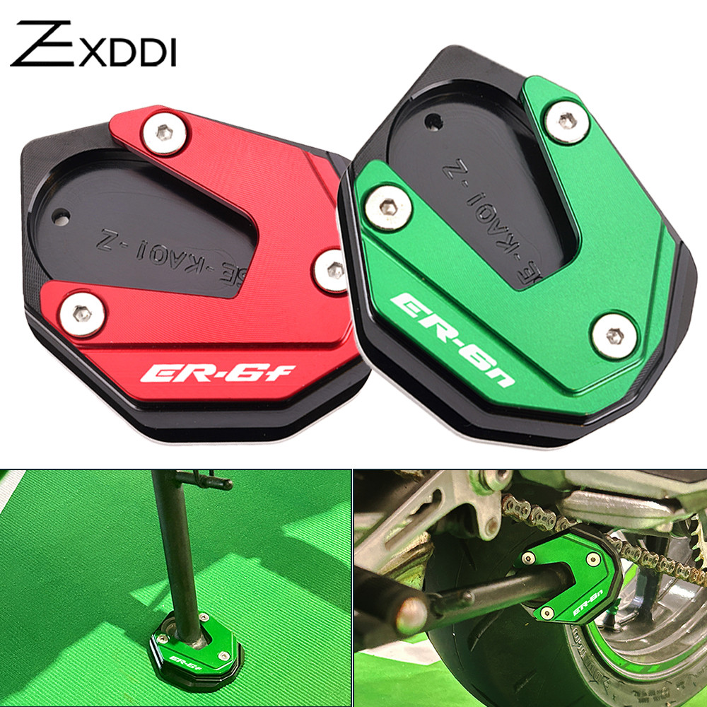 For Kawasaki ER6F ER6N er6f er6n ER-6F ER-6N 2012-2016 2015 Motorcycle CNC enlarged plate Side Stand