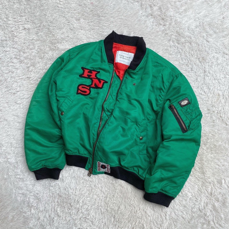 United Colors of Benetton MA-1 Flight Bomber Gentlemen Jacket Oversized Fit