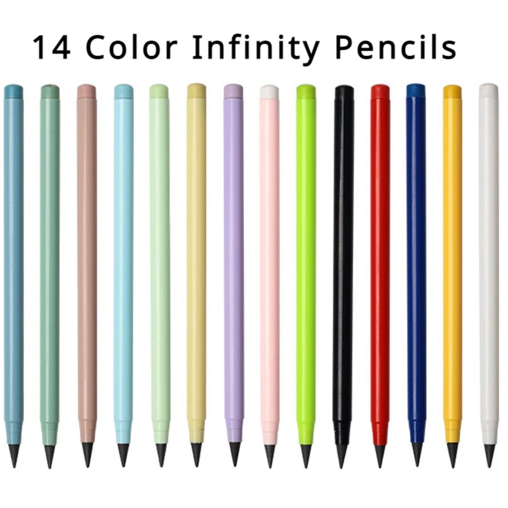 

Infinity Pencil with Eraser Kawaii Unlimited Writing Eternal Pencils and Gifts Art Supplies Office School Stationery