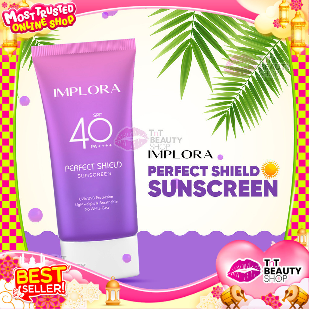 Implora Perfect Shield Sunscreen Spf40 PA++++ 50ml | TnT Beauty Shop