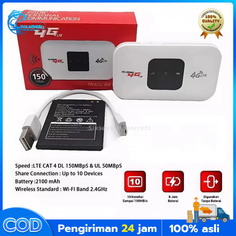 [Sixsexshopsecrets] MIFI MODEM WIFI 4G UNLOCK OPERATOR Perdana Telkomsel 150 Mbps Mifi Modem Wifi 4G