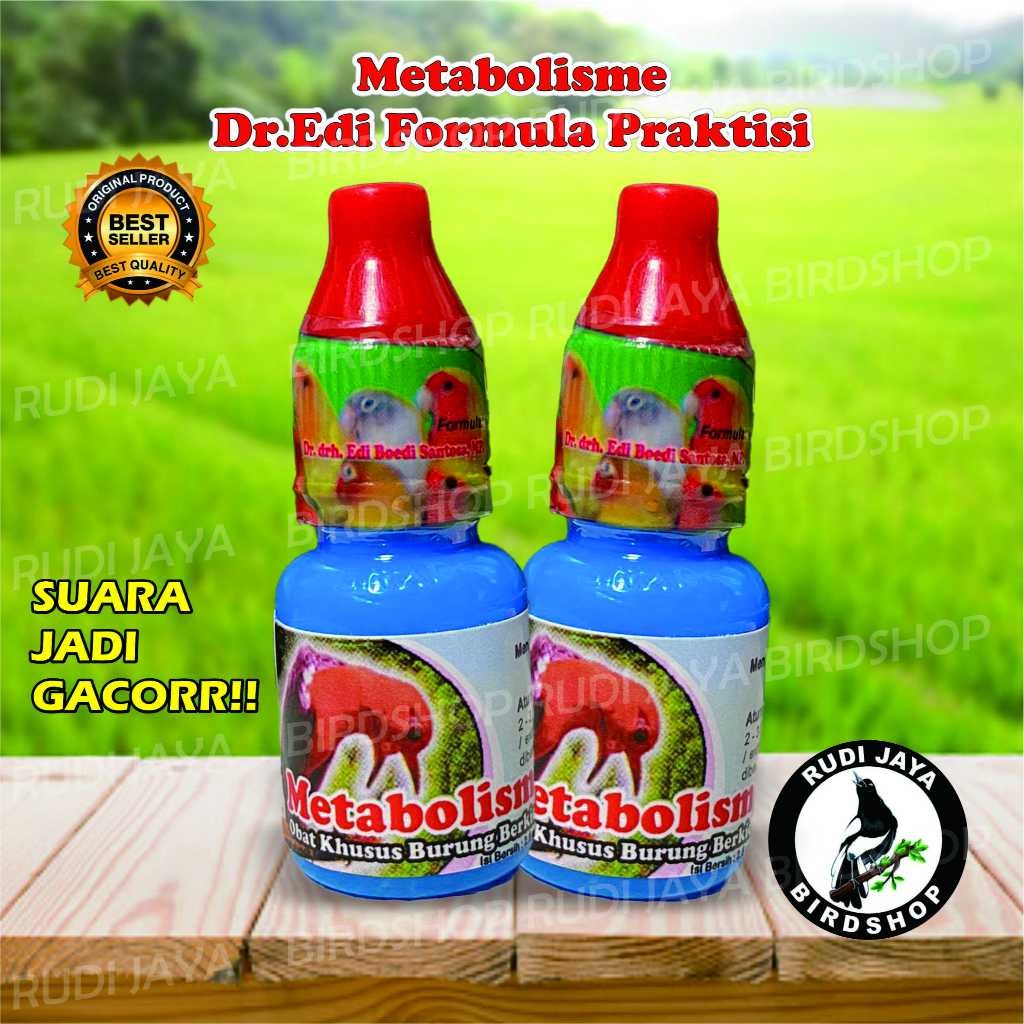 METABOLIS MERAH DR EDHI METABOLISME DIJAMIN ASLI ORI PREMIUM VITAMIN OBAT BURUNG MURAI PLECI KENARI