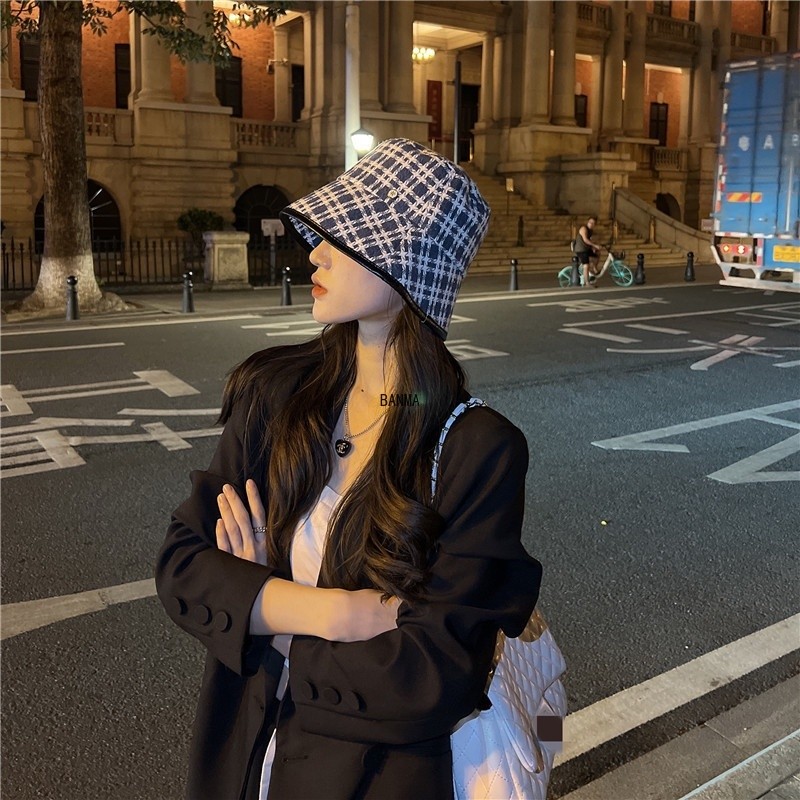 Topi Bucket Ins Temperamen Fashion Korea Baskom Topi Wanita