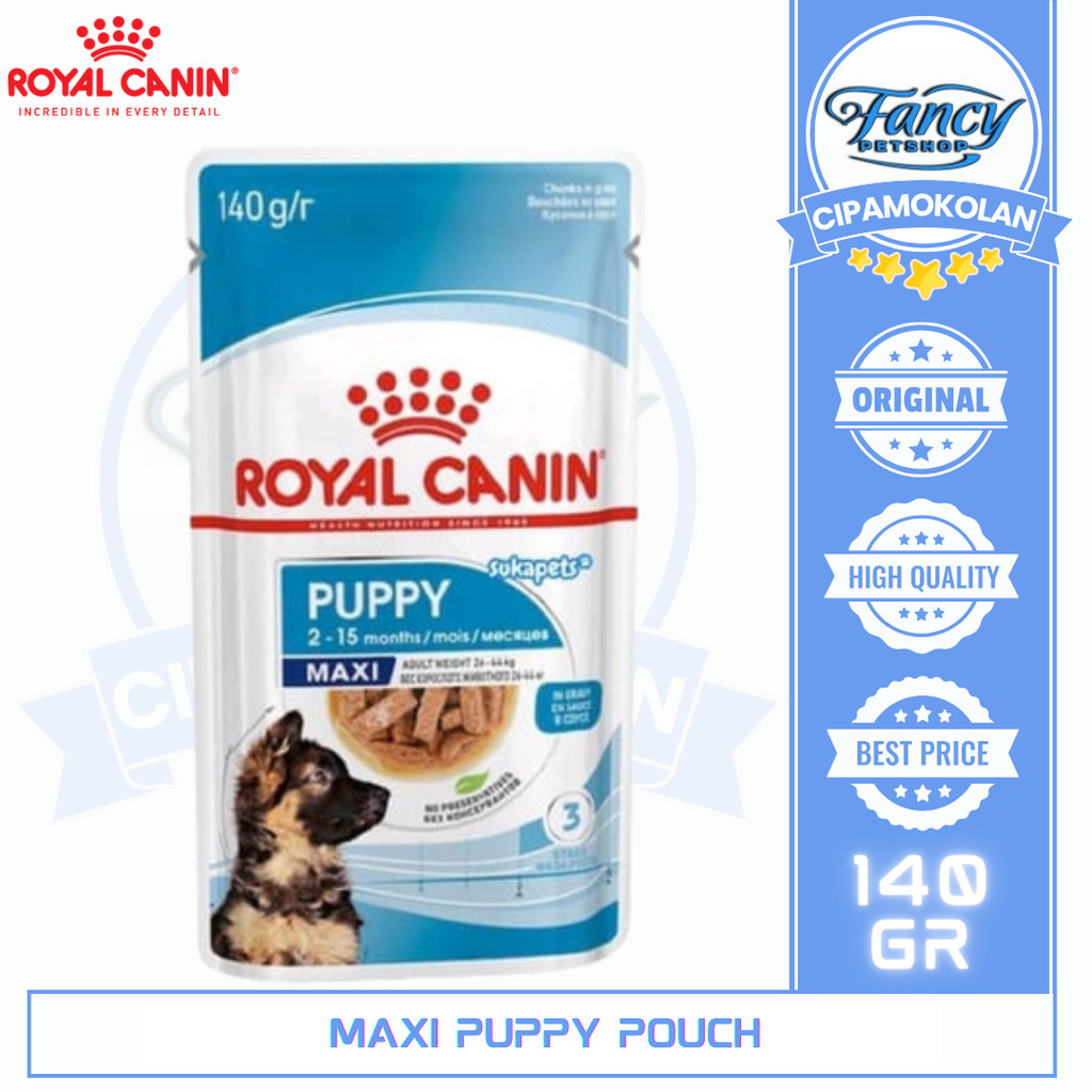 ROYAL CANIN MAXI PUPPY WET POUCH / WET FOOD 140GR