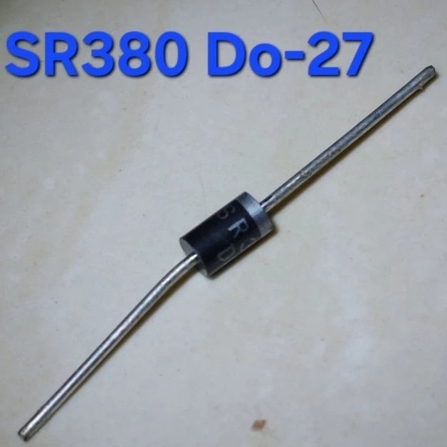 DnG27 SR380 SR 380 Do-27 Dioda 3A 80V SR380L Schottky Barrier Diode 3A80V - 2 pcs