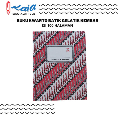 

BUKU KWARTO GELATIK KEMBAR ISI 100 LEMBAR