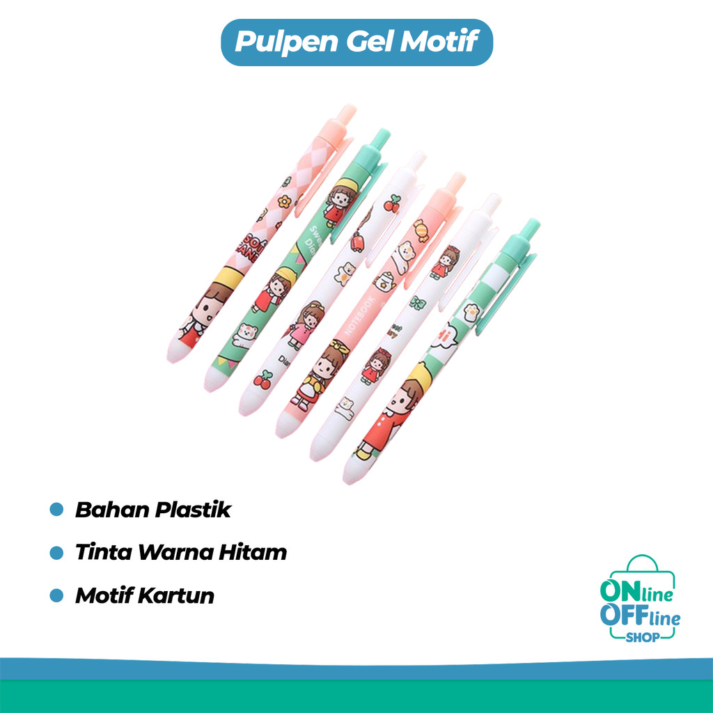 

Pulpen Gel Motif Cartoon Pulpen Pelajar Dan Kantor Pena Lucu Motif Boneka Lucu 928
